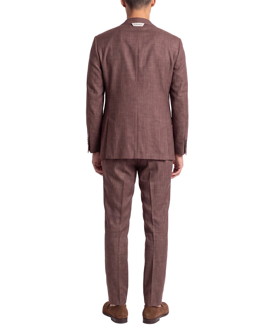 Canali Canali 2Pc Wool, Silk, & Linen-Blend Suit