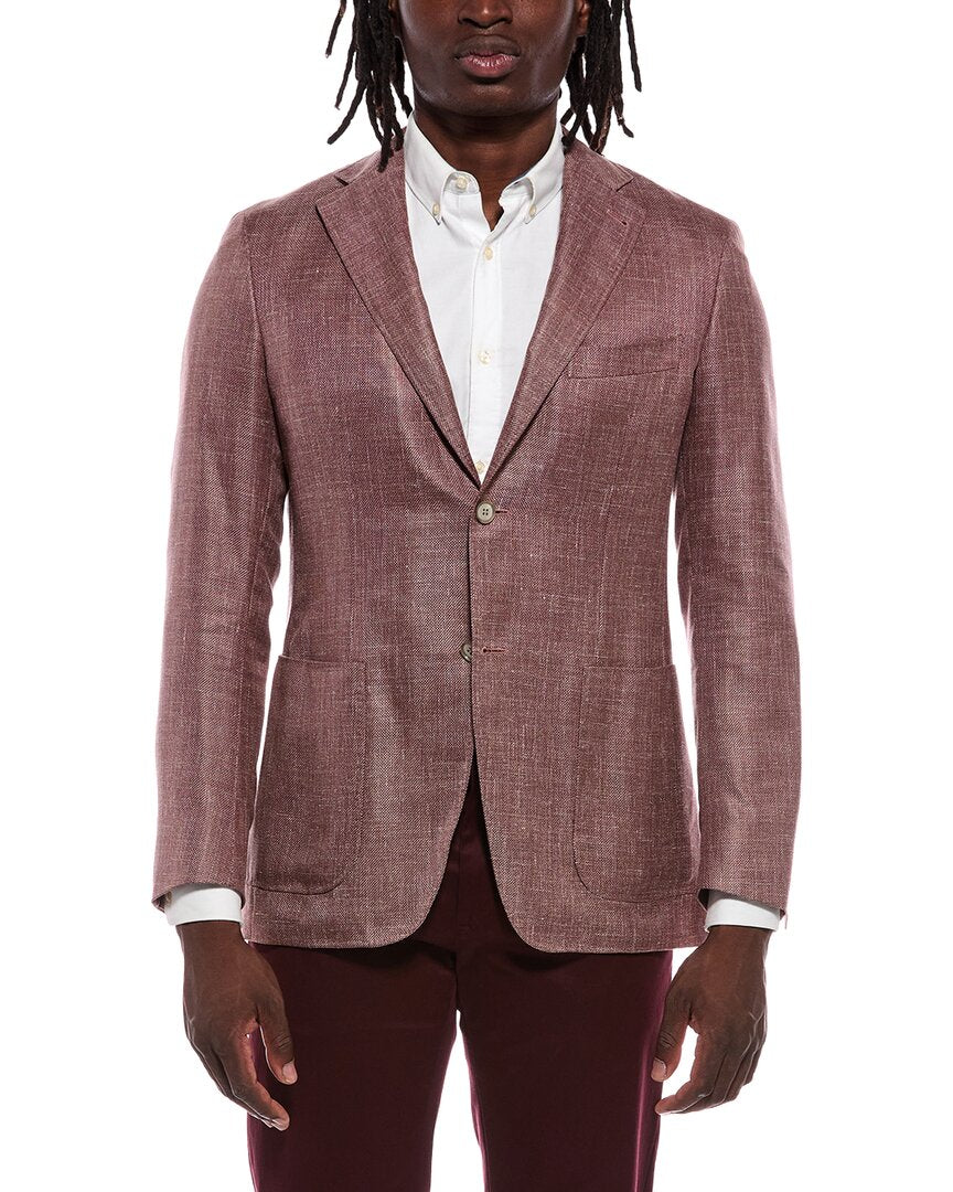 Canali Canali Cashmere, Silk, & Linen-Blend Blazer