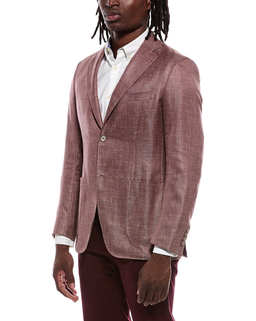 Canali Canali Cashmere, Silk, & Linen-Blend Blazer