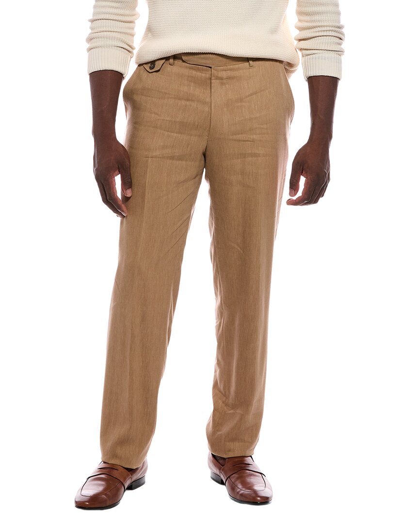 Canali Canali Linen & Wool-Blend Formal Pant