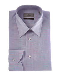Canali Linen-Blend Dress Shirt