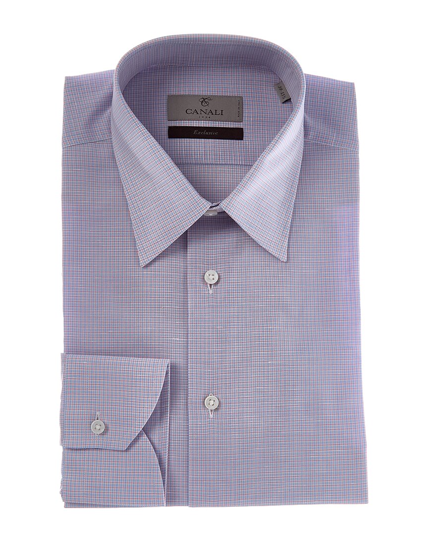 Canali Linen-Blend Dress Shirt