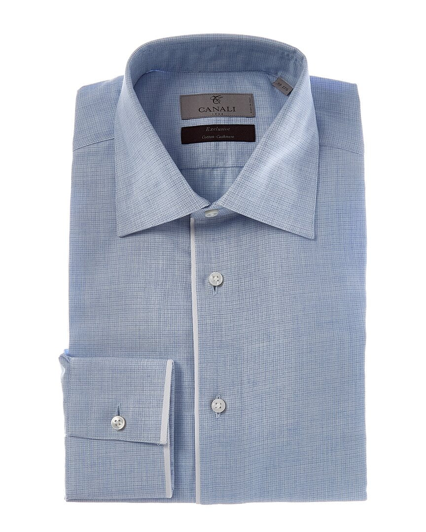 Canali Cashmere-Blend Dress Shirt