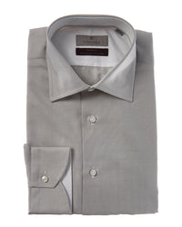 Canali Canali Silk-Blend Dress Shirt
