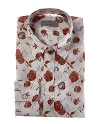 Canali Canali Linen-Blend Dress Shirt
