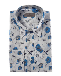 Canali Canali Linen-Blend Dress Shirt