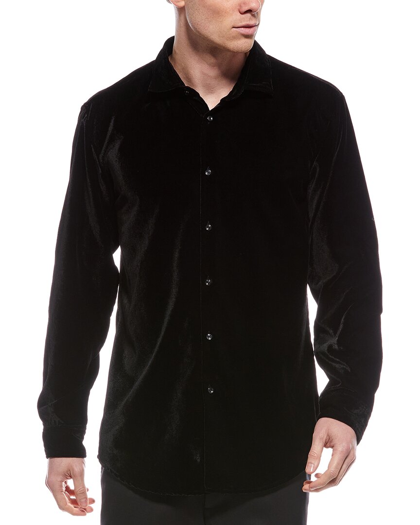 Hugo Hugo Boss Velvet Shirt Black