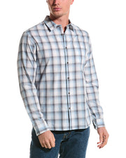 Vince Atwater Classic Fit Plaid Shirt
