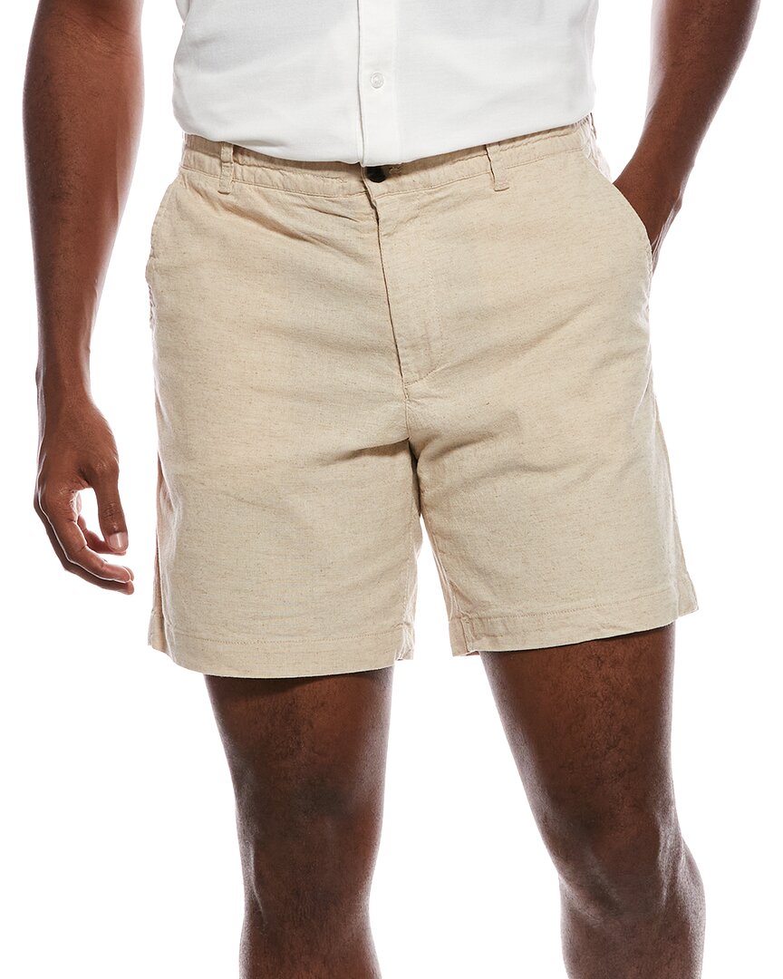 Civil Society Vito Linen-Blend Short