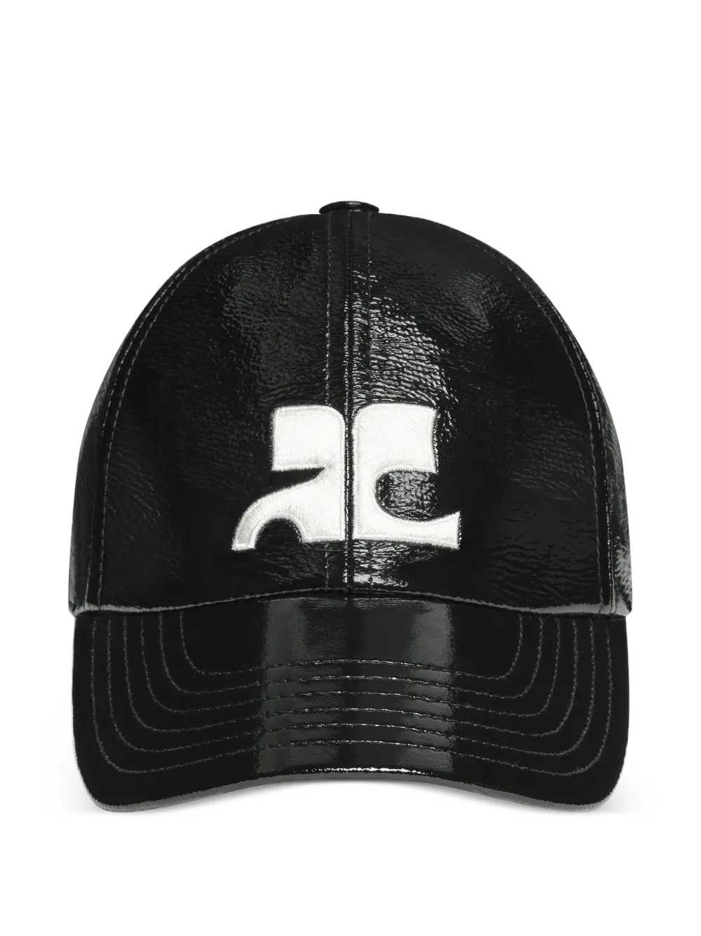 Courreges Women Cap With Vinyl Ac Logo