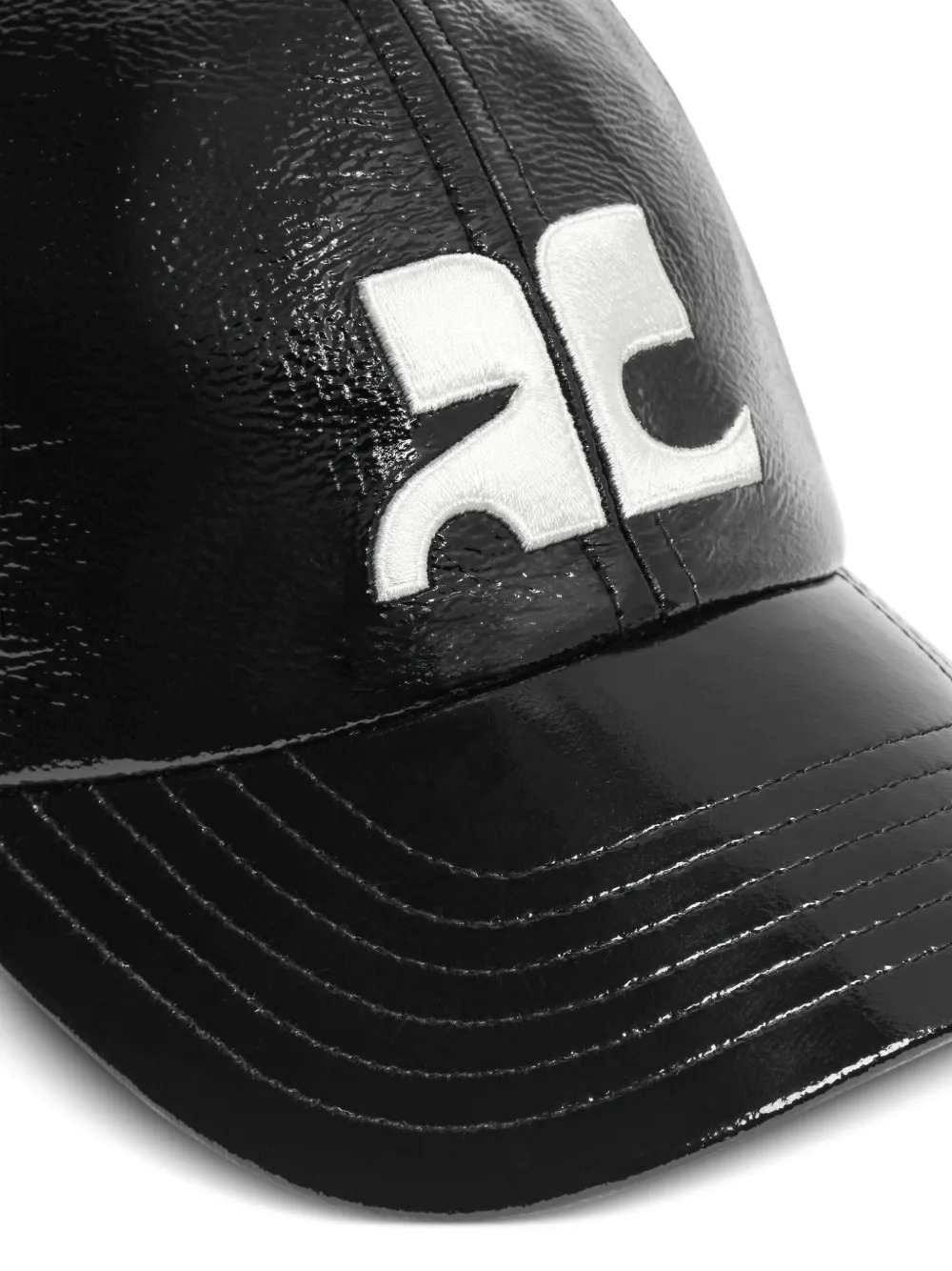 Courreges Women Cap With Vinyl Ac Logo