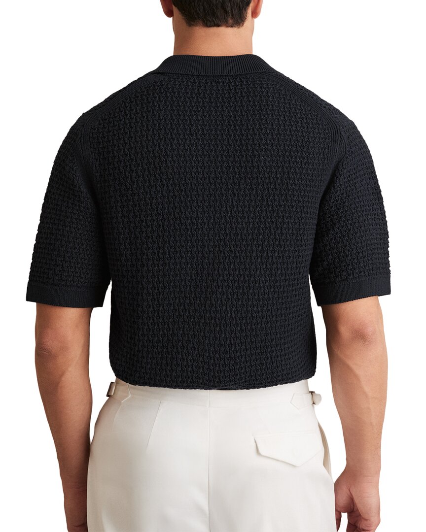 Reiss Reiss Comet Zip Through Text Sweater