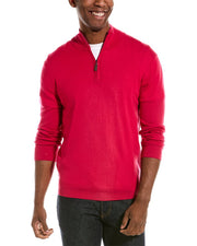 Quincy Wool 1/4-Zip Mock Sweater