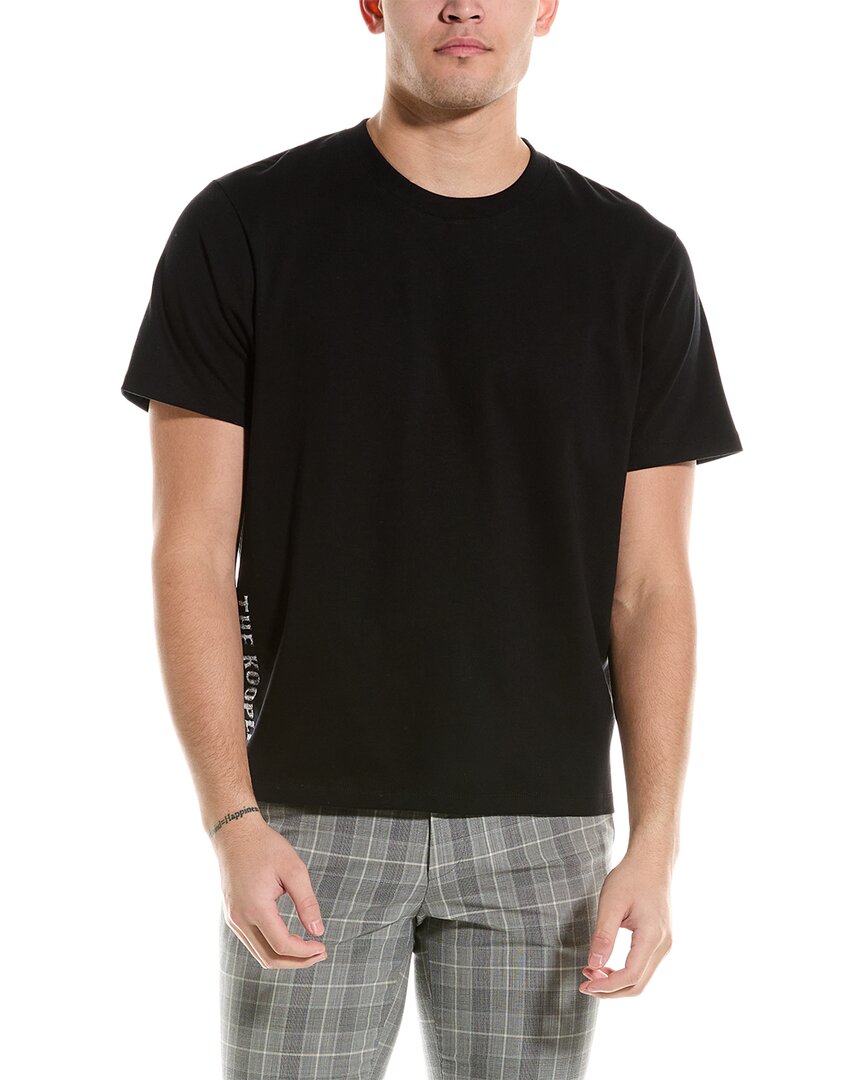 The Kooples Mens  Graphic T-Shirt, M, Black