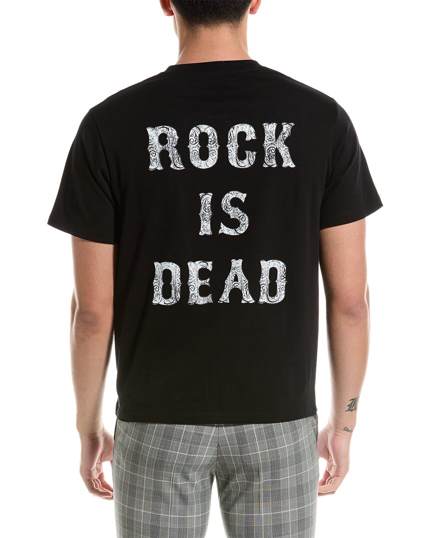 The Kooples Mens  Graphic T-Shirt, M, Black