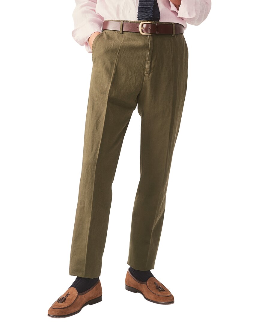 J.Mclaughlin Green Oxford Pant