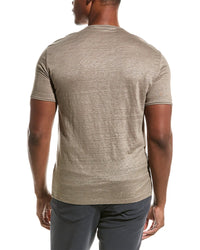 John Varvatos Bleecker Regular Fit Linen Henley