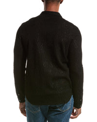 John Varvatos Glenn Regular Fit Wool-Blend Shirt