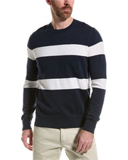 Brooks Brothers Terry Stripe Crewneck Sweater