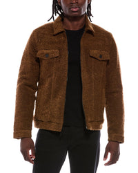 John Varvatos Cynder Boucle Trucker Jacket