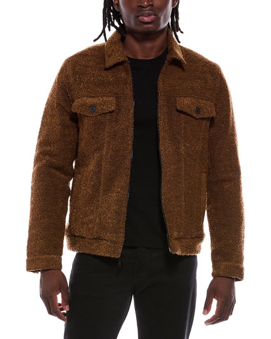 John Varvatos Cynder Boucle Trucker Jacket