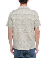 For The Republic Linen-Blend Button Shirt