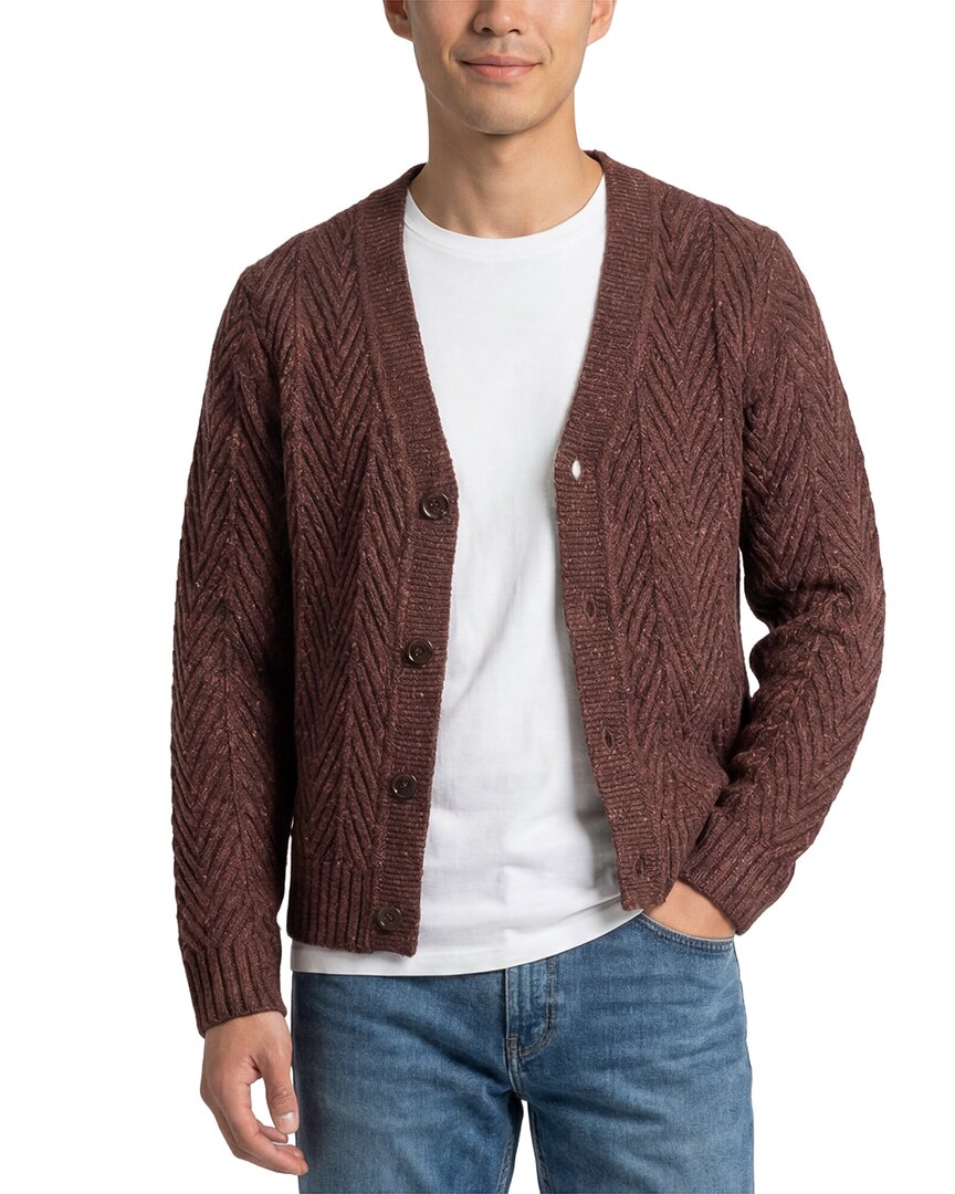 TODD SNYDER Todd Snyder Donegal Wool & Alpaca-Blend Cable Cardigan