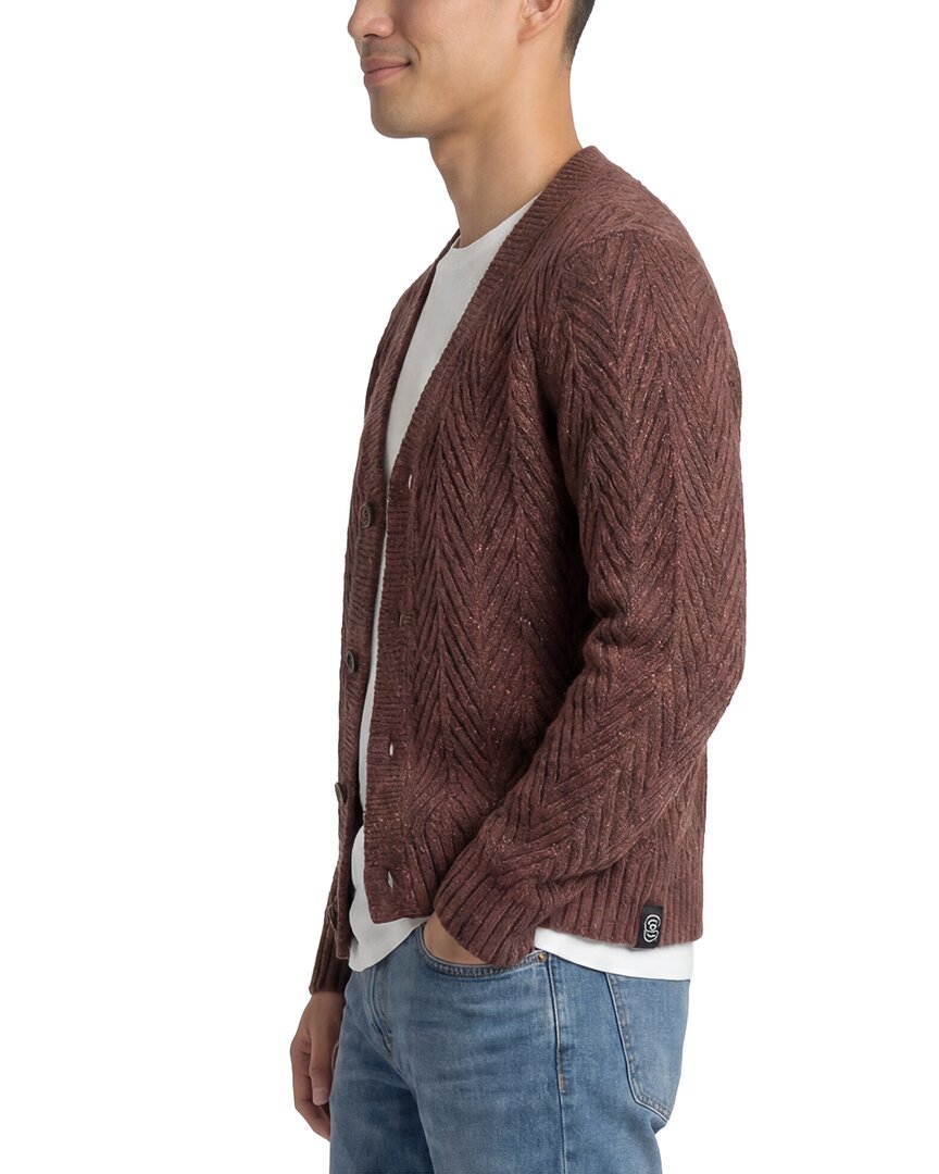 TODD SNYDER Todd Snyder Donegal Wool & Alpaca-Blend Cable Cardigan