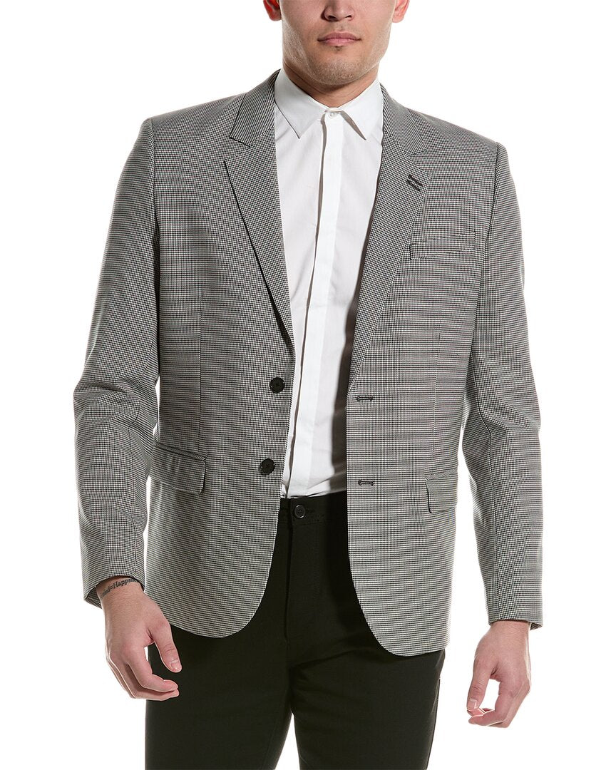 The Kooples Wool-Blend Suit Jacket Black