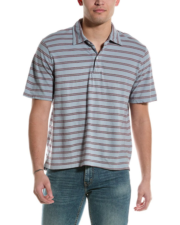 Save Khaki United Stripe Polo Shirt