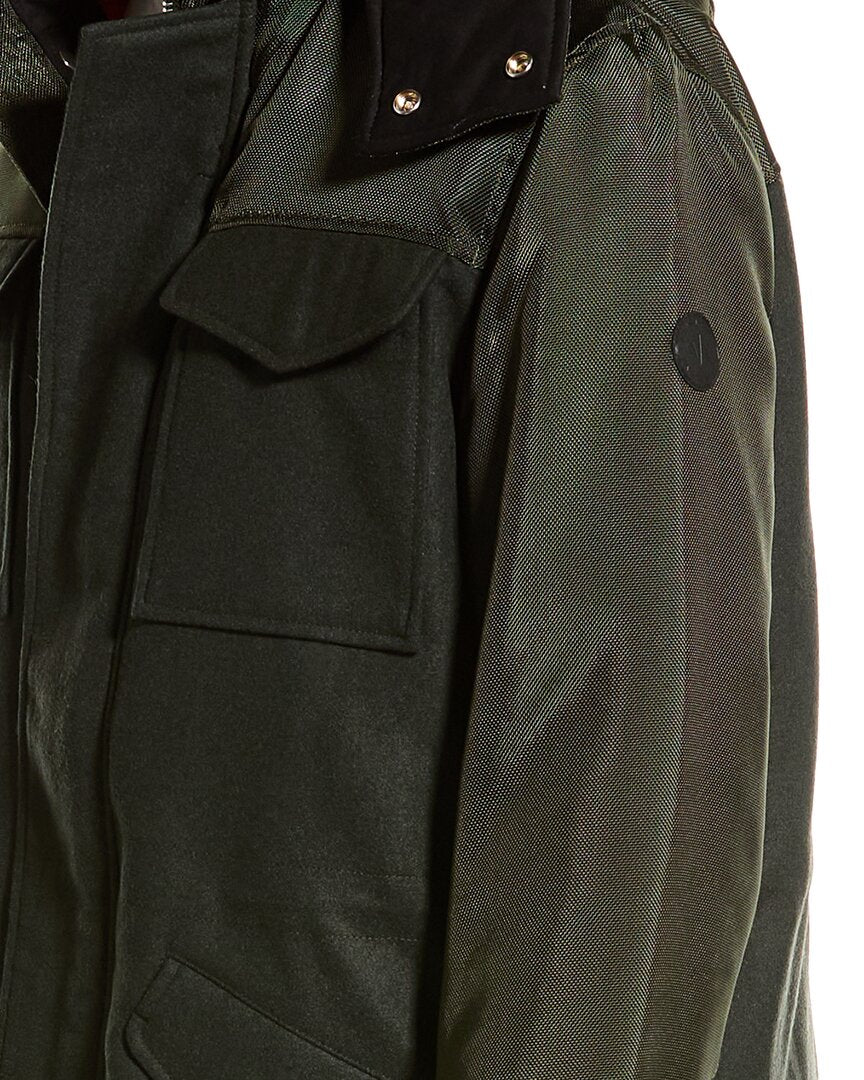 Armani Exchange Caban Wool-Blend Coat