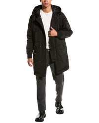 Armani Exchange Trench Coat Black