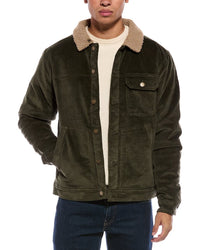 Weatherproof Vintage Sherpa Lined Cord Trucker Jacket