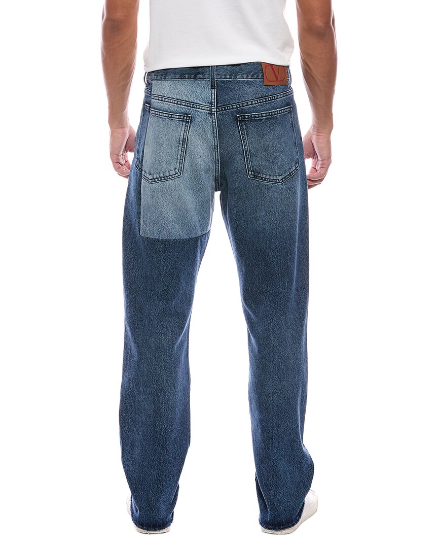 Valentino Valentino Patchwork Straight Jean