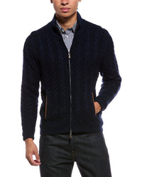 N.Peal Richmond Cable 100% Cashmere Cardigan