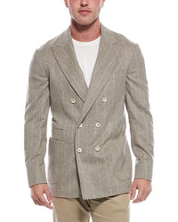 Brunello Cucinelli Wool & Cashmere-Blend Blazer