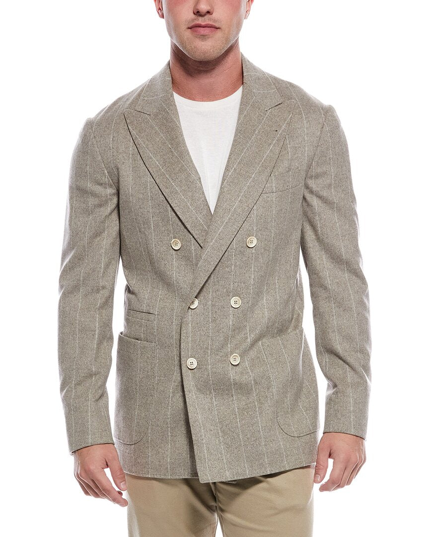 Brunello Cucinelli Wool & Cashmere-Blend Blazer