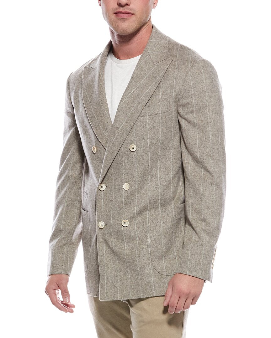 Brunello Cucinelli Wool & Cashmere-Blend Blazer