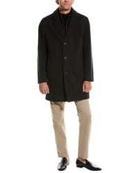 Cole Haan Signature Wool-Blend Car Coat