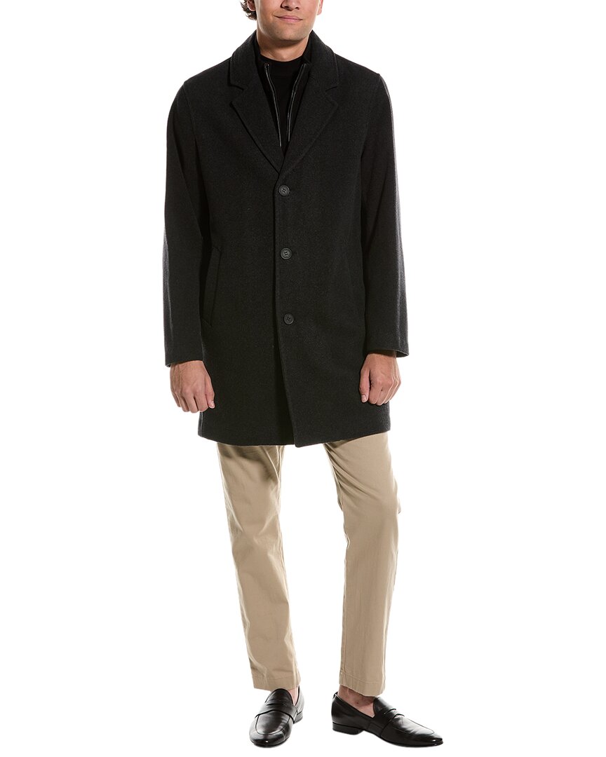 Cole Haan Signature Wool-Blend Car Coat