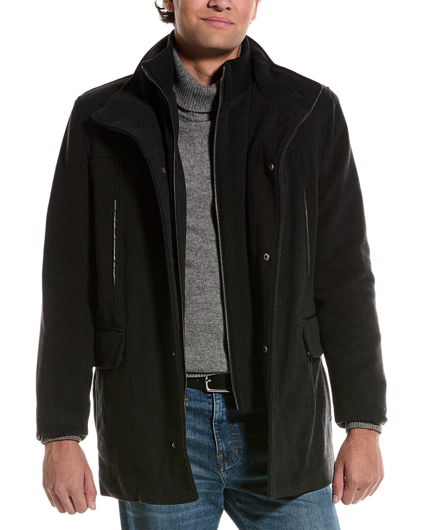 Cole Haan Signature Wool-Blend Car Coat