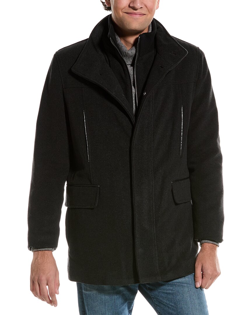 Cole Haan Signature Wool-Blend Car Coat