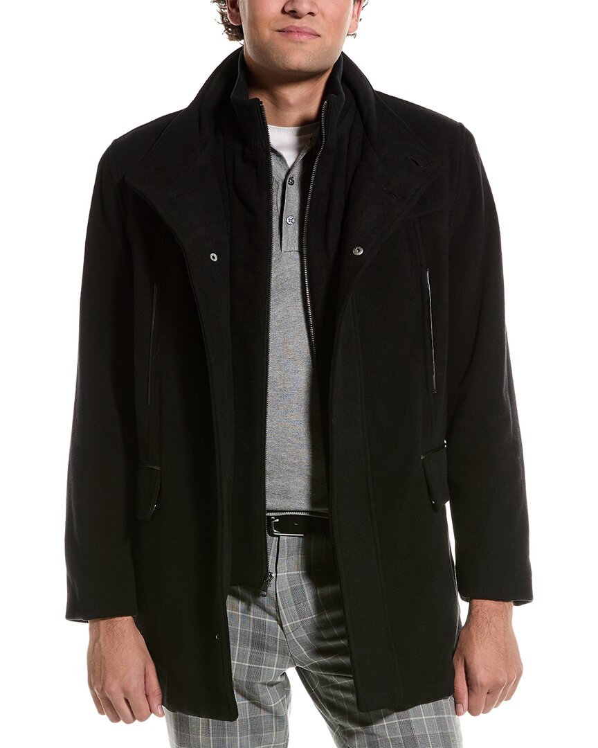Cole Haan Signature Wool-Blend Carcoat