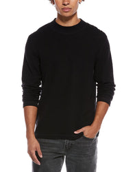 TODD SNYDER Todd Snyder Lightweight Mini Waffle Mock Neck T-Shirt