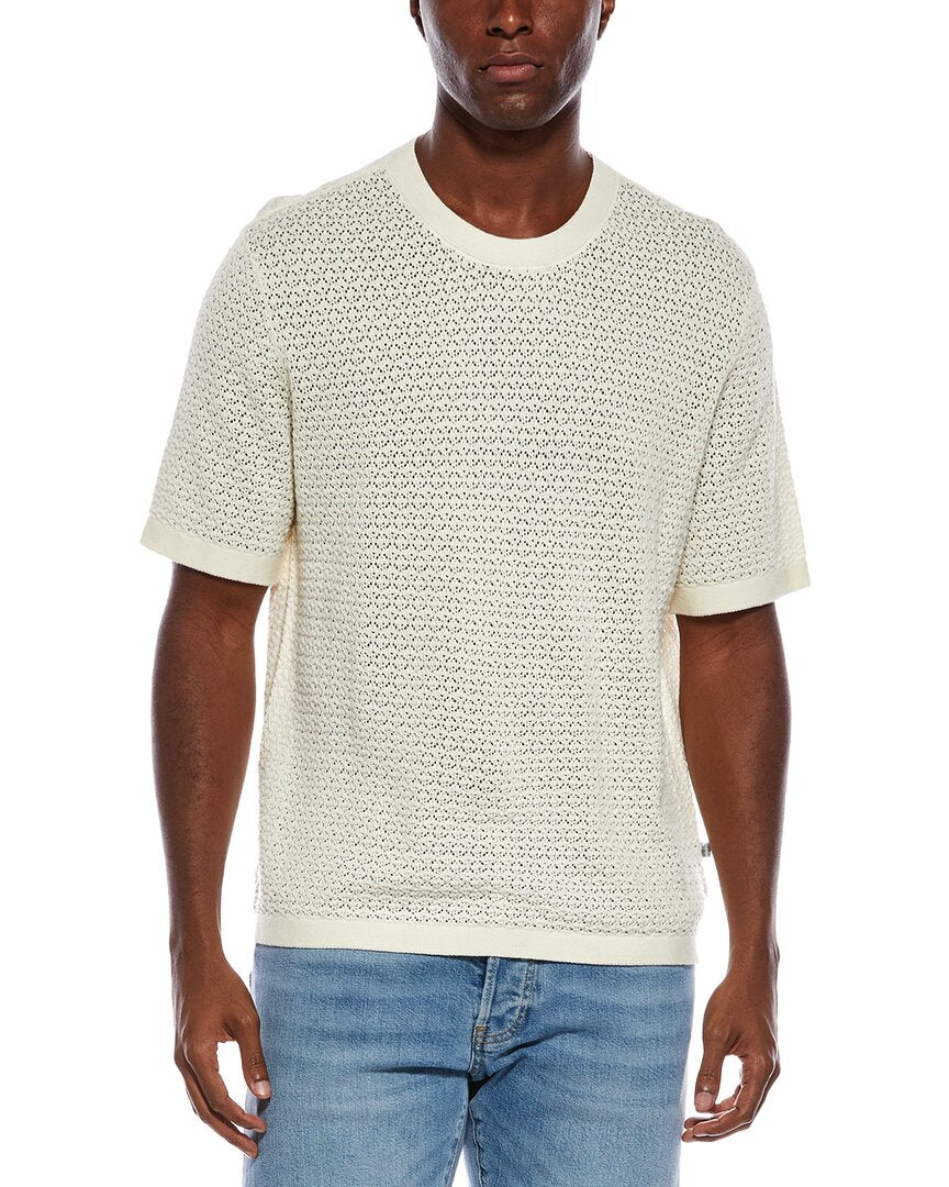Civil Society Civil Society Shafa Boxy Crop Chunky Link Mesh Sweater