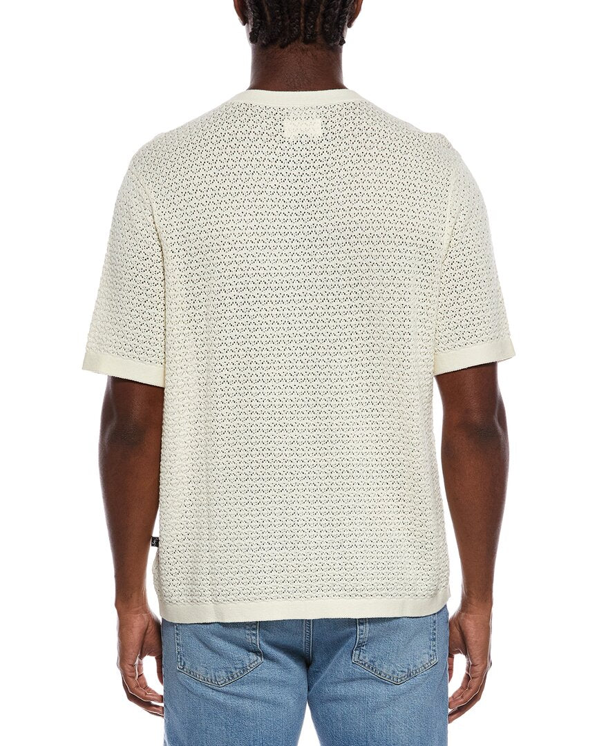 Civil Society Civil Society Shafa Boxy Crop Chunky Link Mesh Sweater