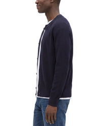 TODD SNYDER Todd Snyder Merino Wool Crewneck Cardigan