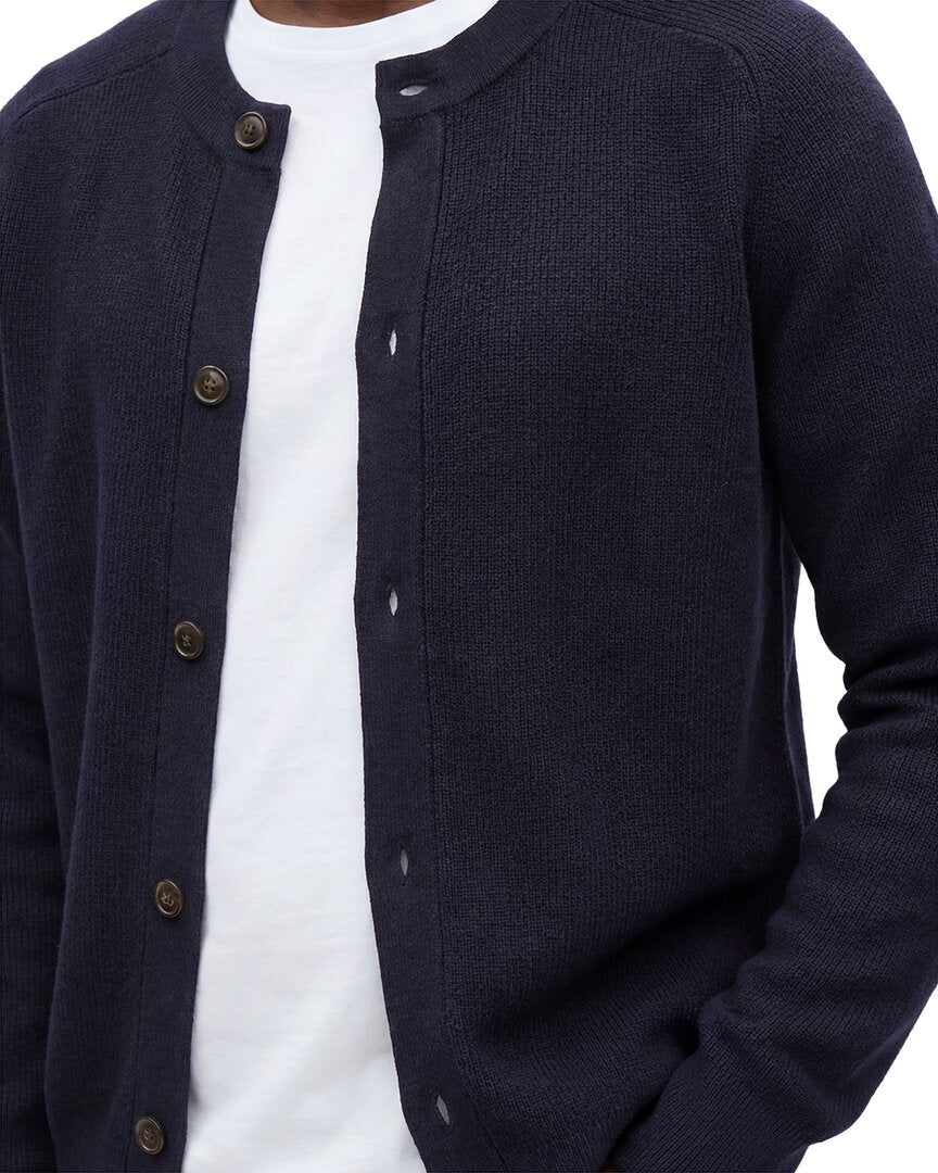 TODD SNYDER Todd Snyder Merino Wool Crewneck Cardigan