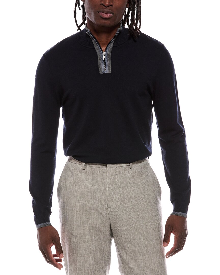 Autumn Cashmere 1/4-Zip Mock Neck Sweater