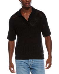 Civil Society Civil Society Rapa Boxy Crop Blocked Chunky Knit Jersey Shirt